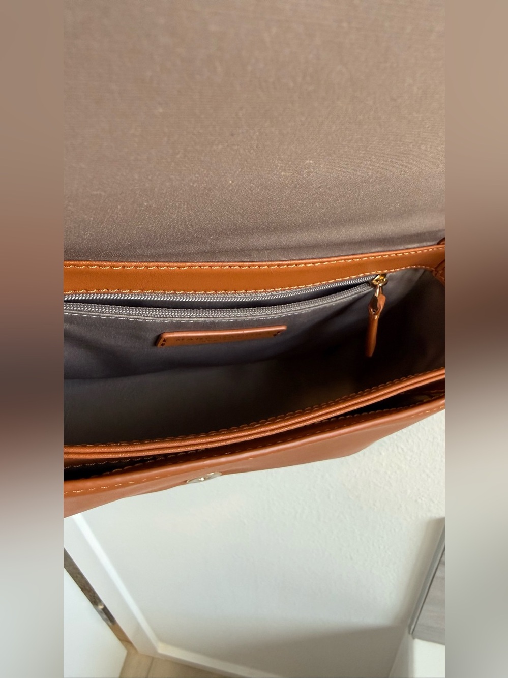 MARC JACOBS Messenger Crossbody
Bag in Smoked Almond - Picture 7 of 15